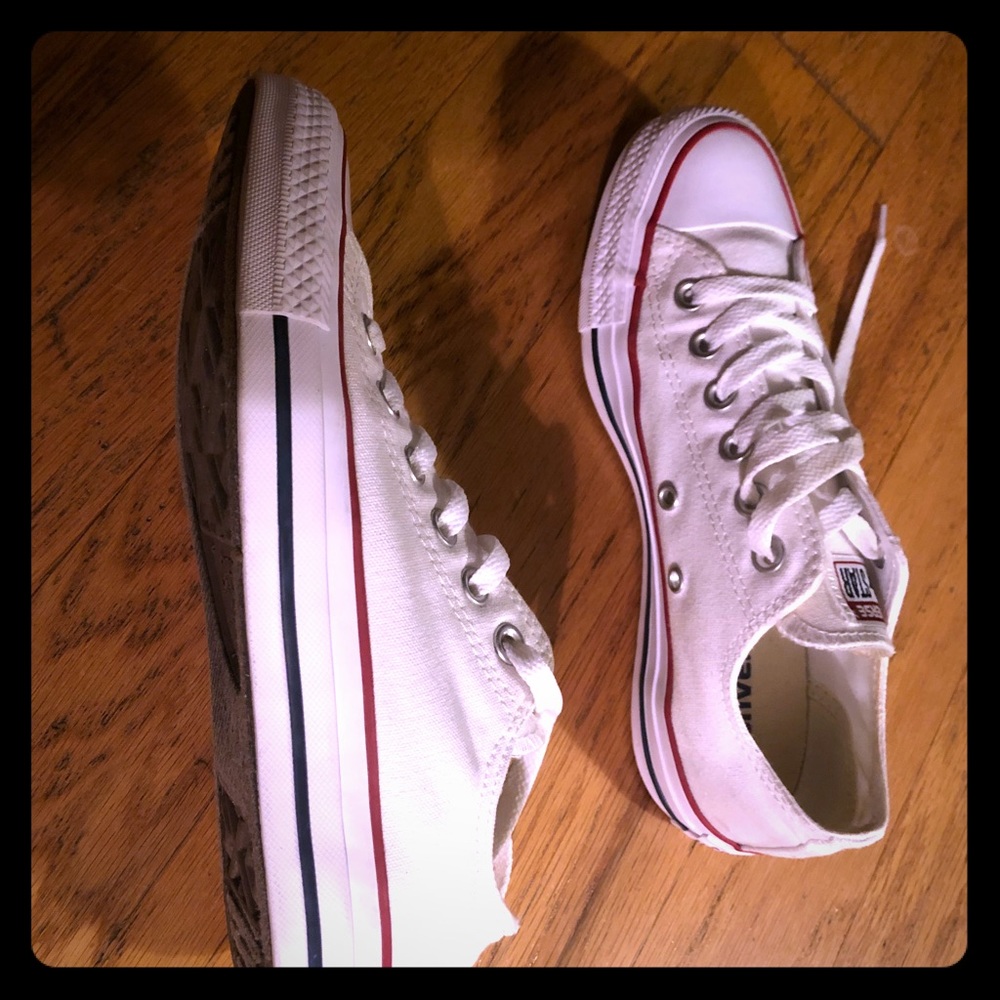 White Converse All Stars unisex